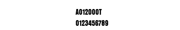Fuente A012000T.TTF