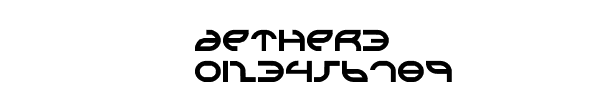 Fuente AETHER3.TTF