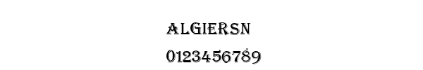 Fuente ALGIERSN.TTF
