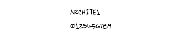 Fuente ARCHITE1.TTF