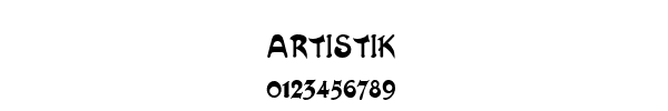 Fuente ARTISTIK.TTF