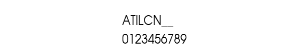Fuente ATILCN__.TTF