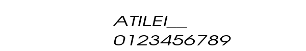 Fuente ATILEI__.TTF