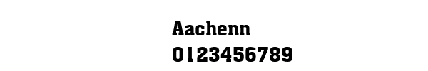 Fuente Aachenn.ttf