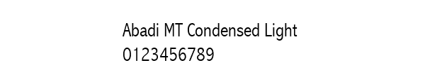 Fuente Abadi MT Condensed Light.TTF