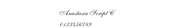 Fuente Anastasia Script C.ttf