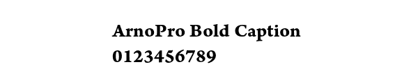 Fuente ArnoPro Bold Caption.ttf