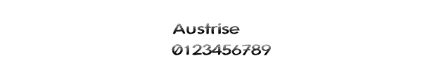 Fuente Austrise.ttf