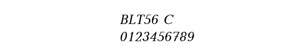 Fuente BLT56 C.TTF