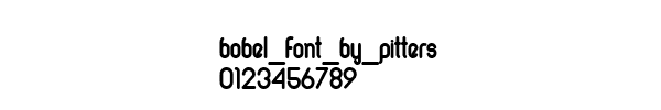 Fuente Bobel_font_by_pitters.ttf