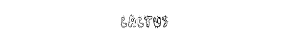 Fuente CACTUS.TTF