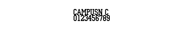 Fuente CAMPUSN C.TTF