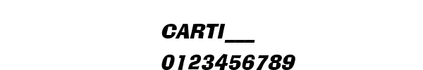 Fuente CARTI___.TTF