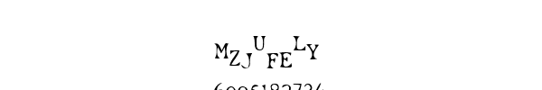 Fuente CONFUSED.TTF