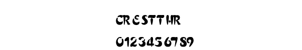 Fuente CRESTTHR.TTF