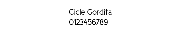 Fuente Cicle Gordita.ttf