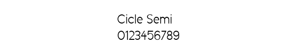 Fuente Cicle Semi.ttf