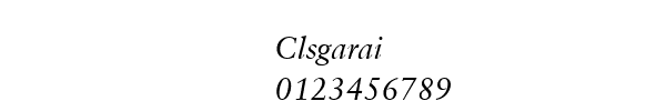 Fuente Clsgarai.ttf
