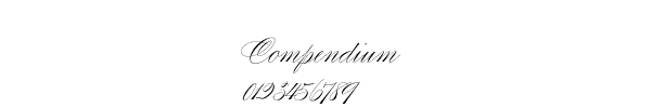 Fuente Compendium.ttf