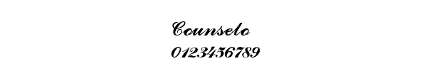 Fuente Counselo.ttf