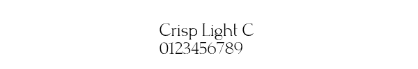 Fuente Crisp Light C.ttf