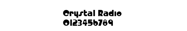 Fuente Crystal Radio.ttf