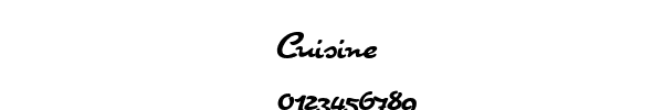 Fuente Cuisine.ttf