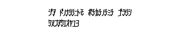 Fuente D3 Skullism Katakana Bold.ttf