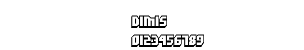 Fuente DIMIS.TTF