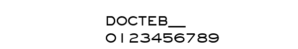 Fuente DOCTEB__.TTF