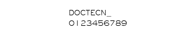 Fuente DOCTECN_.TTF
