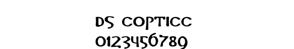 Fuente DS CopticC.ttf