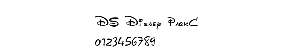 Fuente DS Disney ParkC.ttf
