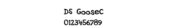 Fuente DS GooseC.ttf