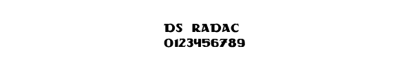 Fuente DS RadaC.ttf
