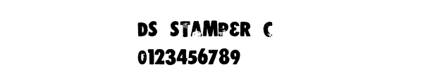 Fuente DS Stamper C.ttf