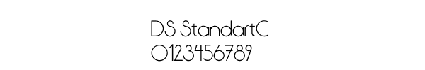 Fuente DS StandartC.ttf