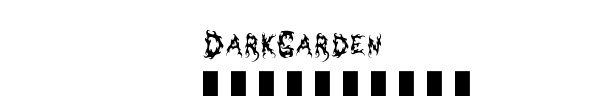 Fuente DarkGarden.ttf