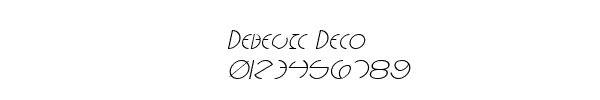 Fuente Debevic Deco.ttf
