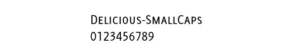 Fuente Delicious-SmallCaps.otf