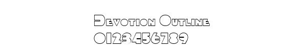 Fuente Devotion Outline.ttf