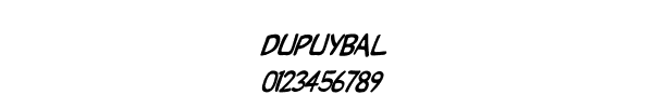 Fuente Dupuybal.ttf