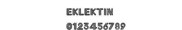 Fuente EKLEKTIN.TTF