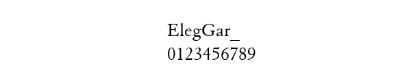 Fuente ElegGar_.ttf