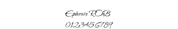 Fuente Ephesis ROB.TTF