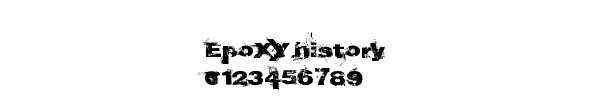 Fuente EpoXY history.ttf