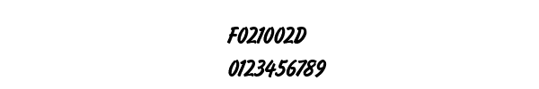 Fuente F021002D.TTF
