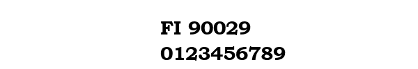 Fuente FI 90029.TTF
