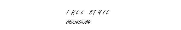 Fuente FREE STYLE.TTF
