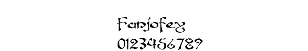 Fuente Fanjofey.ttf